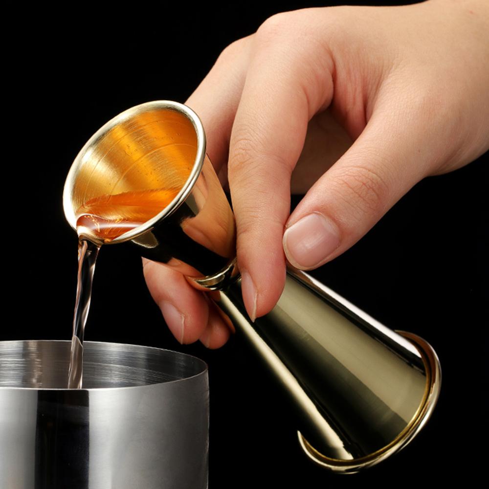 1oz 2oz New Dual Design Drink  - Spirit Measure Jigger ulasan dan harga