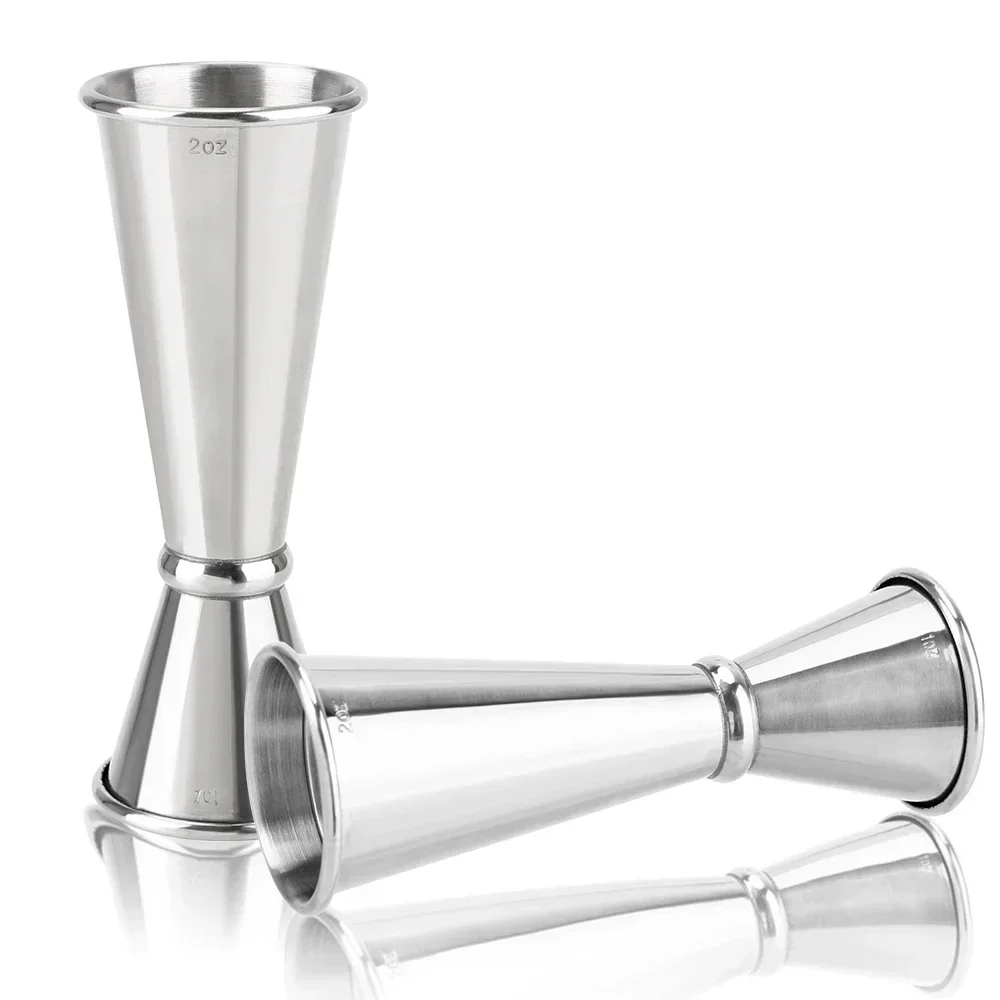 2PCS 30/60ml Cocktail Wine Sha - Spirit Measure Jigger ulasan dan harga