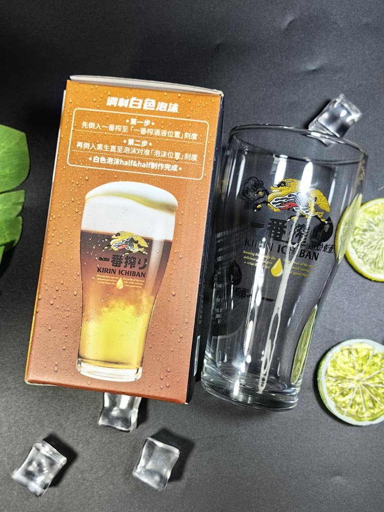 Original Kirin Double Pour Bee - Wine Beer Glass ulasan dan harga