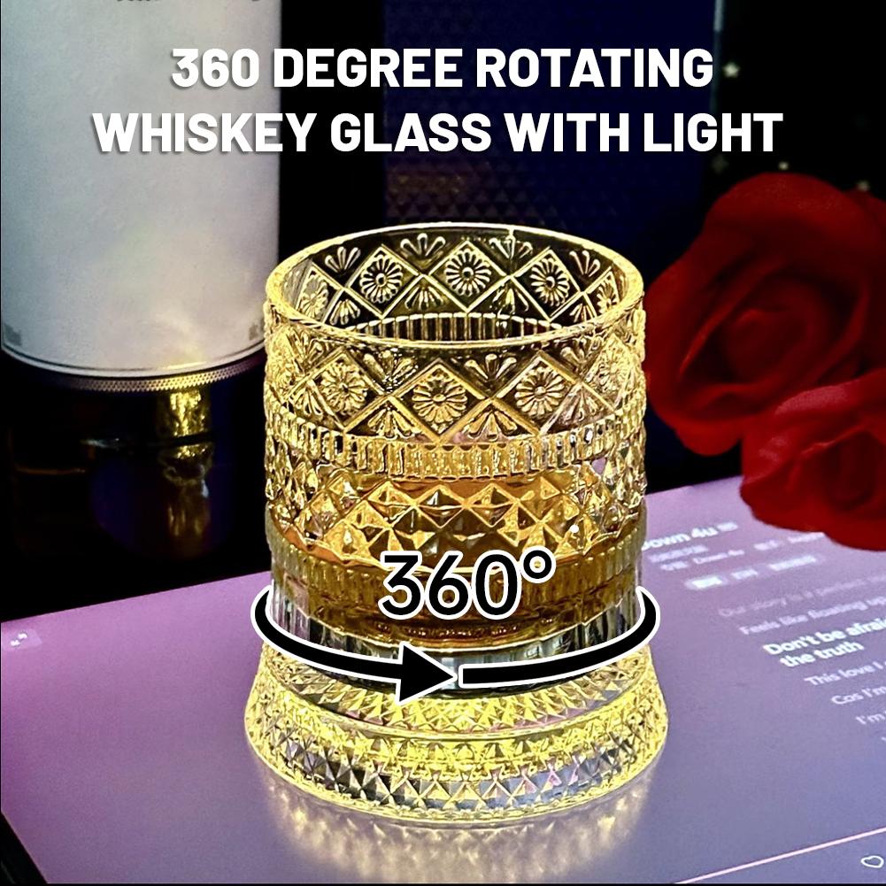 Rotating Whiskey Glass Creativ - Wine Beer Glass ulasan dan harga
