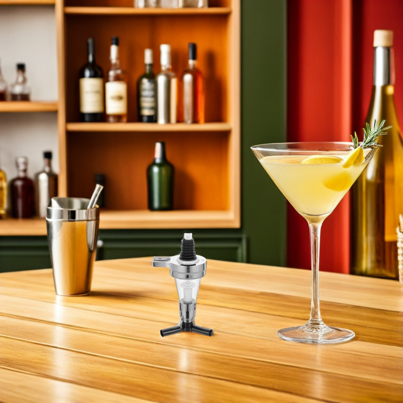 Wall Mounted Spirit Dispenser  - Spirit Measure Jigger ulasan dan harga