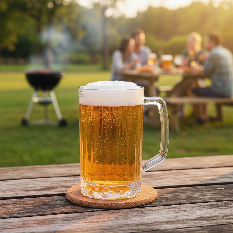 1PCS Acrylic Beer Mug 500ML Un - Wine Beer Glass ulasan dan harga