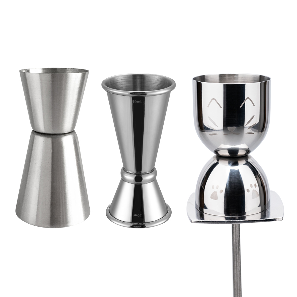 20/40ml Cocktail Bar Stainless - Spirit Measure Jigger ulasan dan harga