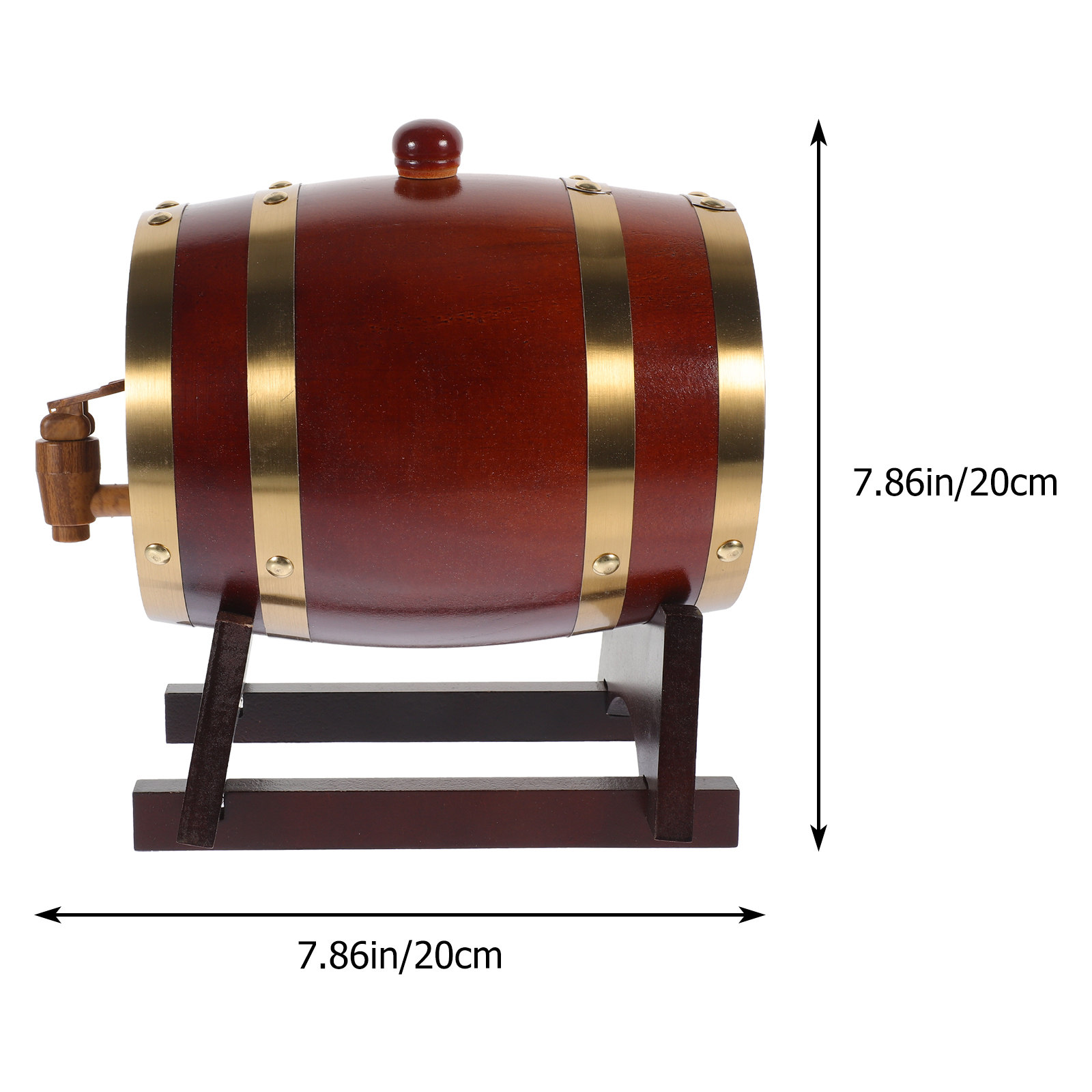 1Set Wood Wine Barrel 1.5L Cla - Wine Beer Red ulasan dan harga