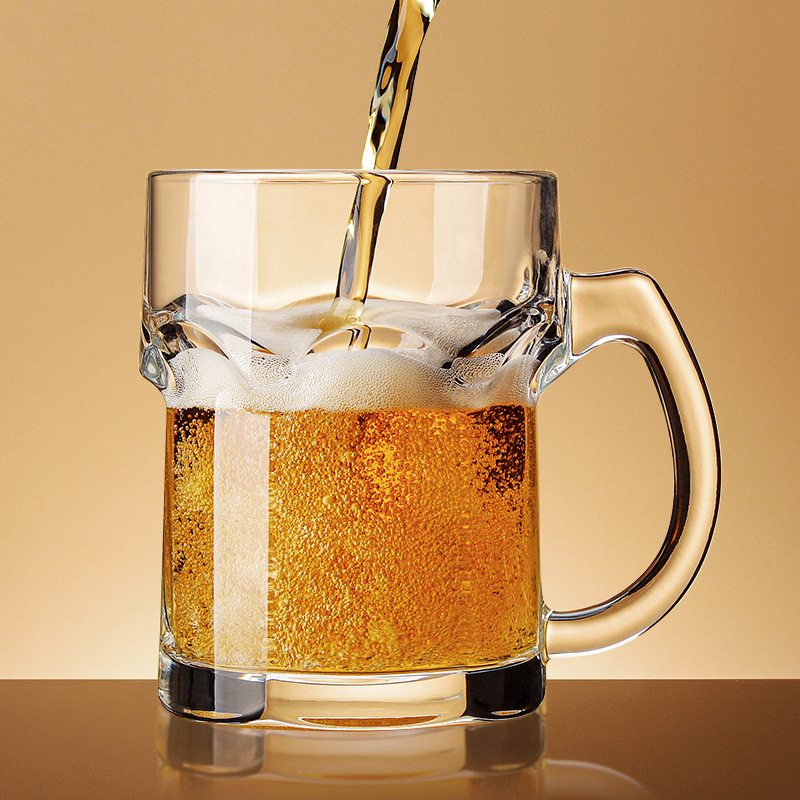 Household beer mug with handle - Wine Beer Red ulasan dan harga